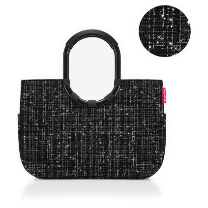 Reisenthel Loopshopper L Boucle Black – nákupní taška, celkový pohled