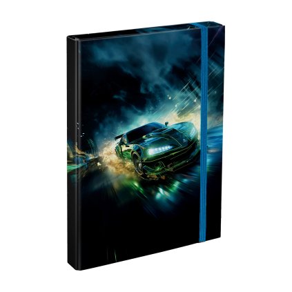 BAAGL Desky na školní sešity A4 Závodní auto – produktová fotografie 1