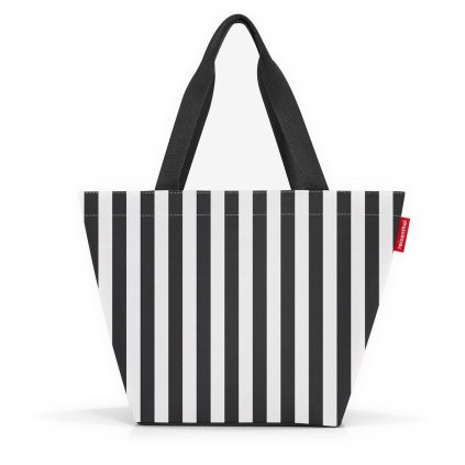 Reisenthel Shopper M Summerstripes Black – nákupní taška, celkový pohled