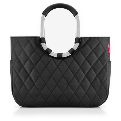 Reisenthel Loopshopper L Rhombus Black – nákupní taška, celkový pohled