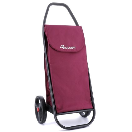 Rolser Com MF 8 Black Tube taska na koleckach burgundska zepredu COH012