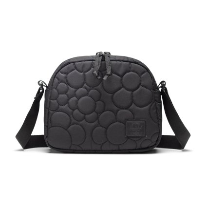 Herschel Thalia Quilted Capsule Crossbody Black Tonal Daisy 2L – produktová fotografie