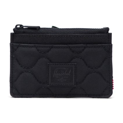 Herschel Oscar Quilted Capsule Cardholder Black Tonal – produktová fotografie