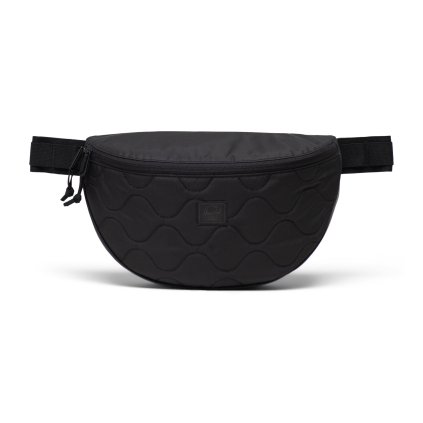 Herschel Kaine XL Quilted Capsule Hip Pack Black Tonal 7L – produktová fotografie
