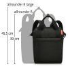 Reisenthel Allrounder R Black 15l – batoh, produktový pohled 6