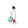 Batoh Reisenthel Backpack Kids Cats and dogs mint