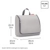 Reisenthel Toiletbag XL Twist Silver – kosmetická taška, produktový pohled 4