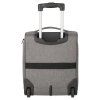 Travelite Cabin 2w Underseater Grey Melange – cestovní kufr, pohled zezadu