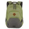 Travelite Basics Backpack Melange Green/grey 22l – batoh, celkový pohled