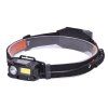 Solight LED čelová nabíjecí svítilna, 3W + COB,150 + 60lm, Li-ion