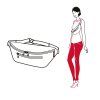 Reisenthel Beltbag M Glencheck Red