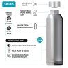 Quokka Nerezová láhev Solid 630 ml - orchid garden