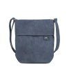 ZWEI Kabelka M12 nubuk-blue 7l