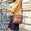 Zwei Kabelka MADEMOISELLE M8 cognac