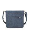 Zwei Kabelka MADEMOISELLE M8 nubuk blue