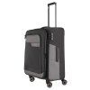 Travelite Viia 4w M Anthracite – cestovní kufr, šikmý pohled