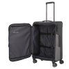 Travelite Viia 4w M Anthracite – cestovní kufr, vnitřní prostor