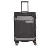 Travelite Viia 4w M Anthracite – cestovní kufr, pohled zepředu