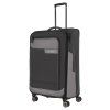 Travelite Viia 4w L Anthracite – cestovní kufr, šikmý pohled, záběr 6