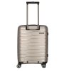 Travelite Air Base 4w S Front pocket Champagne – cestovní kufr, pohled zepředu