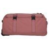 Travelite Kick Off Wheeled Duffle L Rosé 65L – cestovní taška na kolečkách, detail zipu