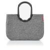 Reisenthel Loopshopper L Frame Twist Silver – nákupní taška, celkový pohled