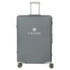 Travelite Luggage cover L Anthracite – obal na kufr, pohled zepředu