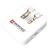 SKROSS bezdrátový audio adaptér, vysílač-přijímač 2v1, Bluetooth 5 a vyšší, 3,5mm mini jack
