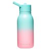 Neon Kactus dětská nerezová láhev 340 ml - tyrysovo-růžová