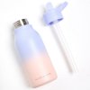 Neon Kactus dětská nerezová láhev 340 ml - fialovo-oranžová