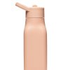 Neon Kactus dětská silikonová láhev 340 ml - růžová
