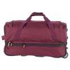 Travelite Basics Wheeled duffle S Bordeaux – cestovní taška na kolečkách, produktový záběr 6