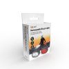 Solight set nabíjecích cyklo svítilen, 160lm přední, zadní červená, Li-Ion, USB