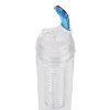 Láhev s košíkem na ovoce Bikini Body, 500ml, Loooqs, čirá/modrá