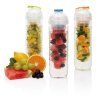 Láhev s košíkem na ovoce Bikini Body, 500ml, Loooqs, čirá/modrá