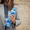 Quokka Nerezová termoláhev Solid  850 ml - Blue Irises