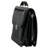 Aktovka REAbags 7618 - černá/nikl