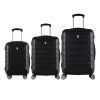 Sada cestovních kufrů TUCCI Console T-0273/3 ABS - černá