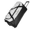 Travelite Basics Trolley Travel Bag Black/white – cestovní taška na kolečkách, celkový pohled