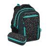 Bagmaster PORTO 24 C školní set – černo-tyrkysový