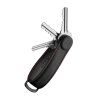 Orbitkey Kožená klíčenka 2.0 Crazy Horse - Obsidian Black & Red