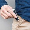 Orbitkey Kožená klíčenka 2.0 - Charcoal