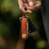 Orbitkey 2.0 Waxed Canvas - Brick Red