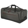 Travelite Crosslite Wheeled Duffle L Dark Olive – cestovní taška na kolečkách, detail zipu