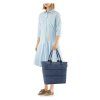 Reisenthel Shopper E1 Herringbone Dark Blue