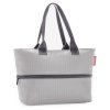 Reisenthel Shopper E1 Herringbone Grey – nákupní taška, celkový pohled