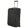 Travelite Briize Wheeled duffle M Black – cestovní taška na kolečkách, šikmý pohled