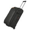 Travelite Briize Wheeled duffle M Black – cestovní taška na kolečkách, šikmý pohled, záběr 3