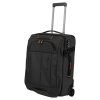 Travelite Briize Wheeled duffle S Black – cestovní taška na kolečkách, šikmý pohled