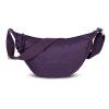 Bench Crossbody moon bag -  Plum